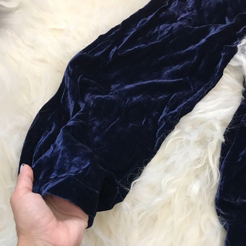 Beltaine Valentina wide leg pants velvet pajama - Picture 8 of 8